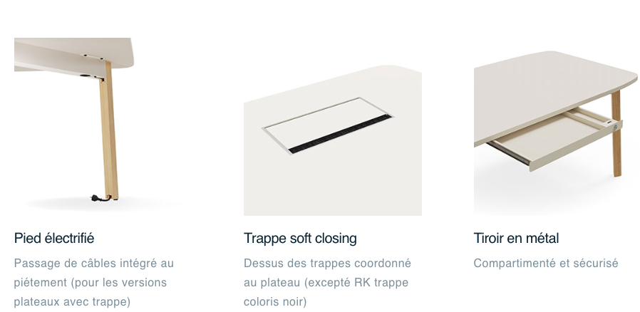 karl executive desk specificities